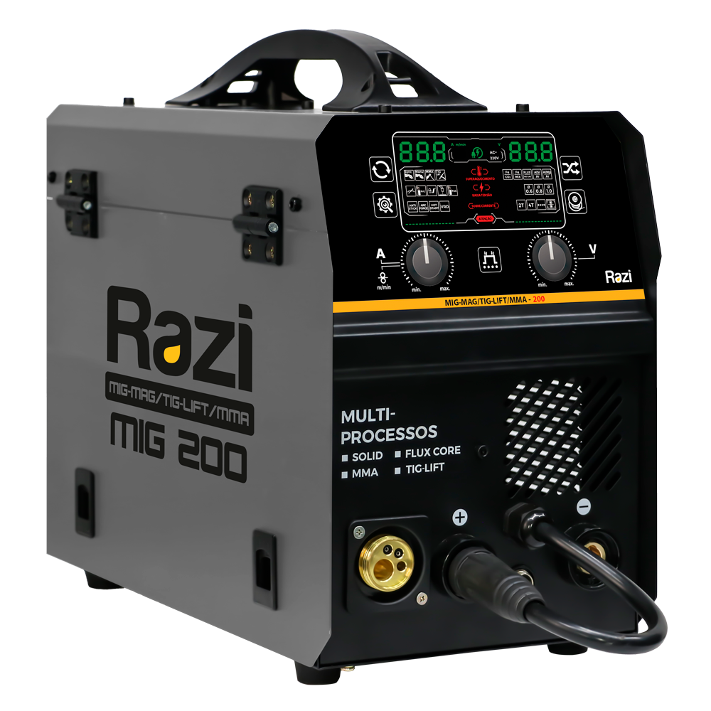Inversora de Solda MIG 200 - Razi - Máquinas e Ferramentas